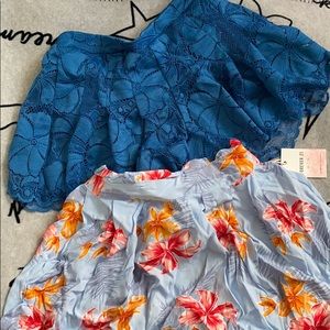 Skirt and shorts set